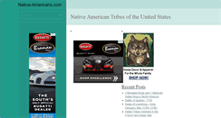 Desktop Screenshot of native-americans.com